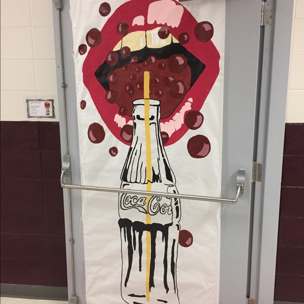 huge door painting!